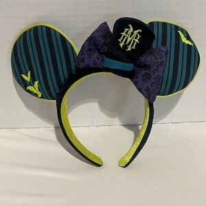 DISNEY Haunted Mansion  Purple & Teal Ear Headband